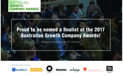 Sunnyfield is proud to be named a finalist at the 2017 Australian Growth Company Awards