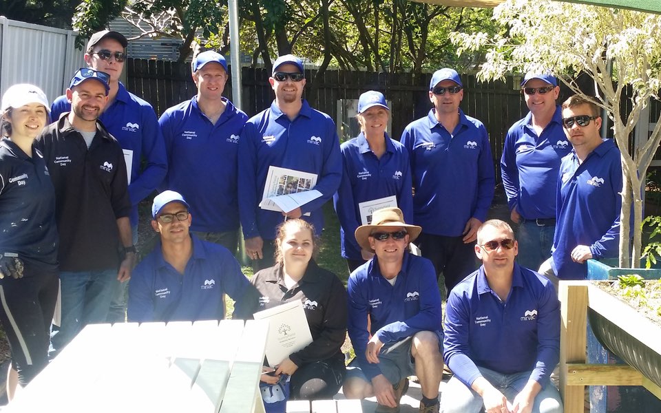 Mirvac spends their community day with Sunnyfield