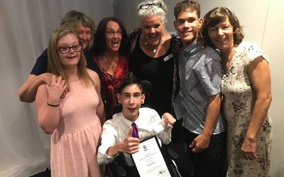 Kyle and Suzy win Disability Advocacy Award